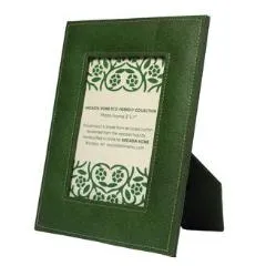 7 "x  9" Frame in Recycled Cotton - Green  for 3.5"x5.5" image