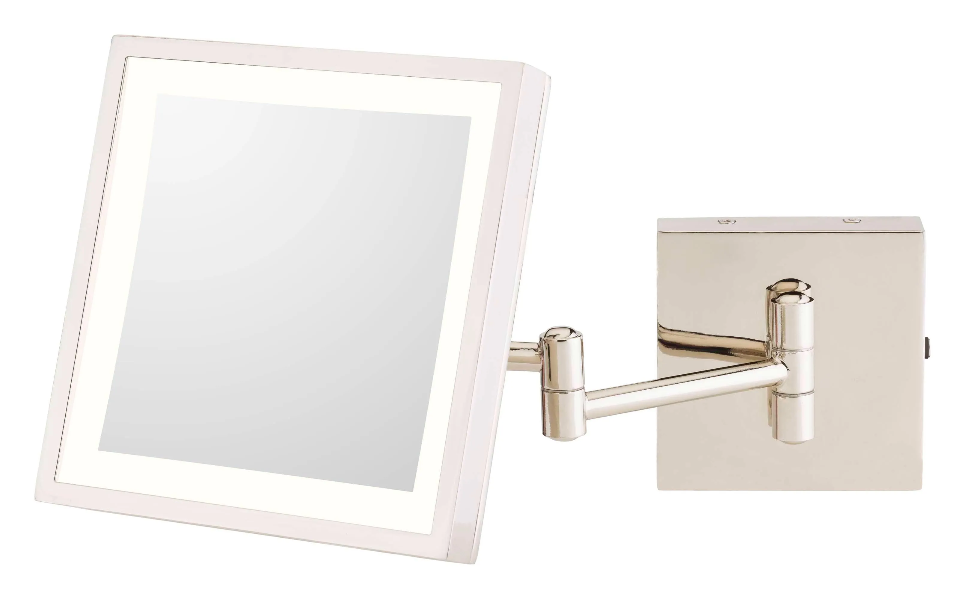 913-55-83 Single-Sided 3X LED Square Wall Mirror