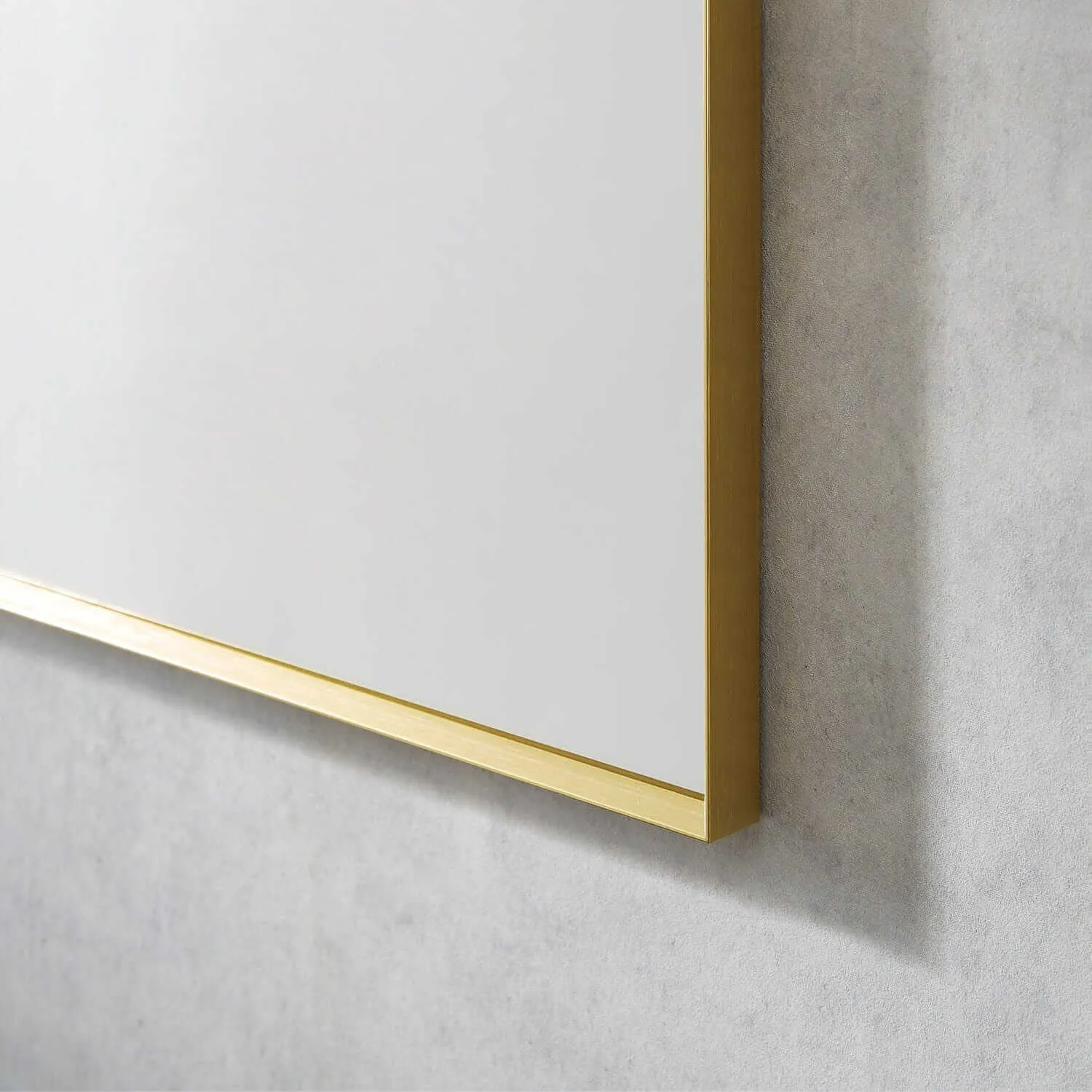 Altair Sassi 24" Rectangle Bathroom Vanity Aluminum Framed Wall Mirror