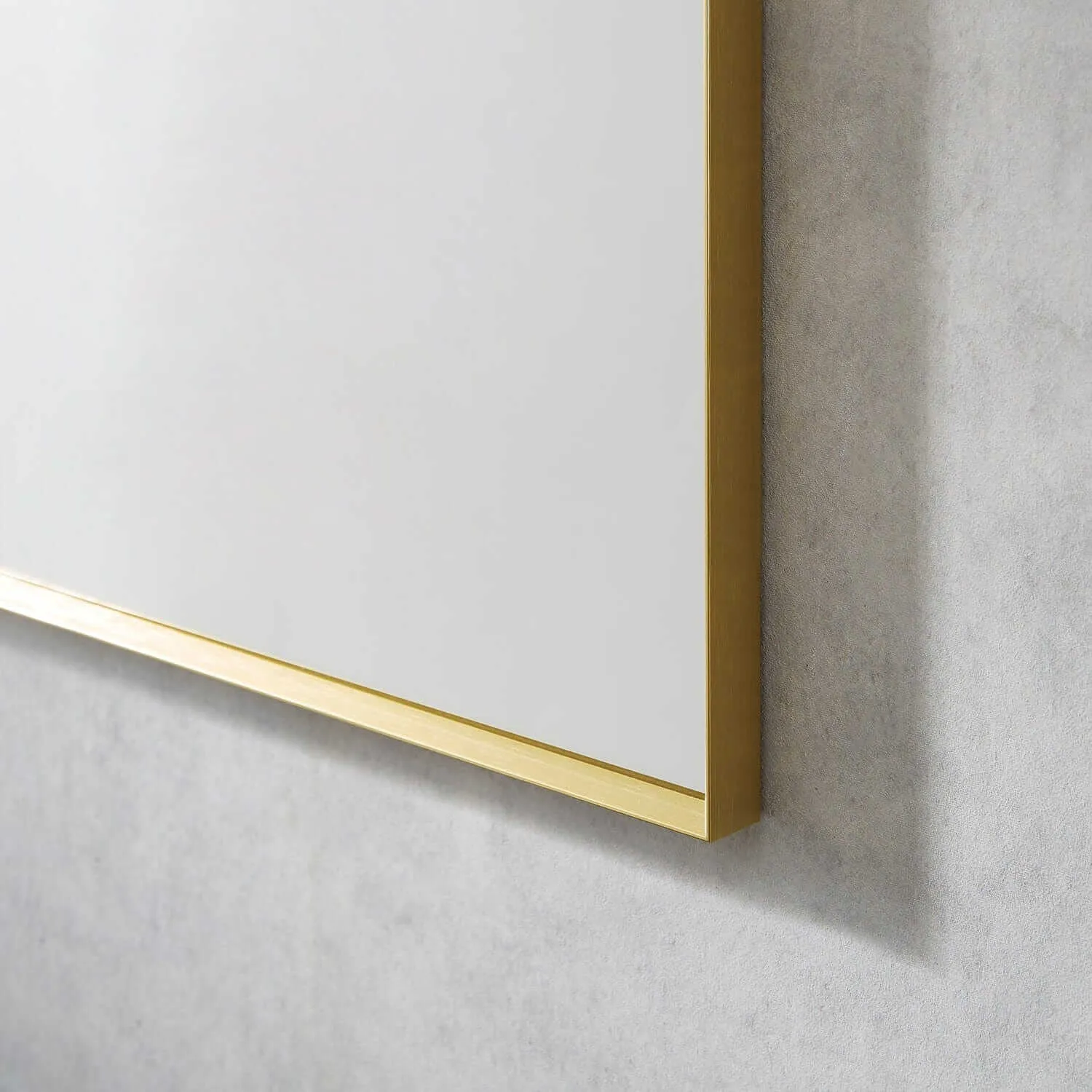 Altair Sassi 48" Rectangle Bathroom Vanity Aluminum Framed Wall Mirror