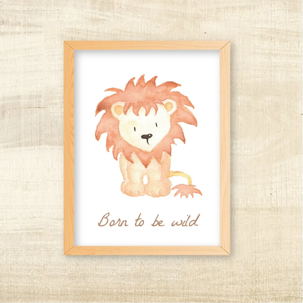 Animal Themed Wall Art, Pink