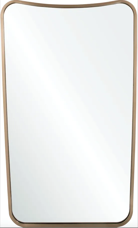 Antiqued Nickel Wall Mirror by Mirror Home