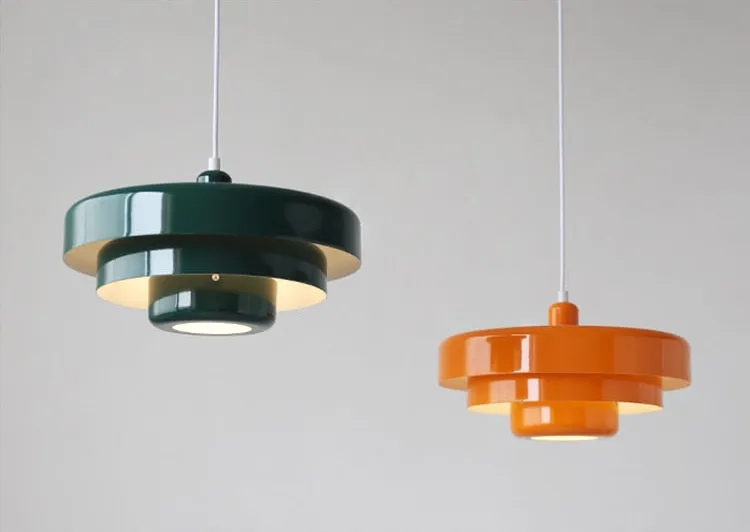 Axel Lacquered Metal Pendant