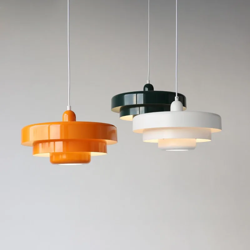 Axel Lacquered Metal Pendant