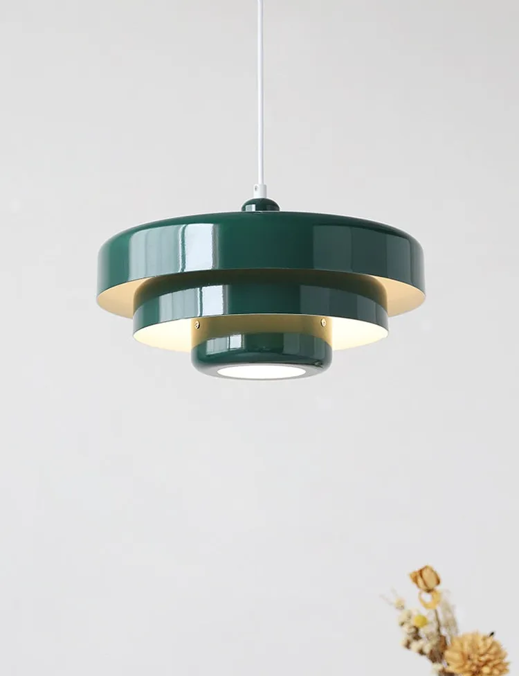 Axel Lacquered Metal Pendant