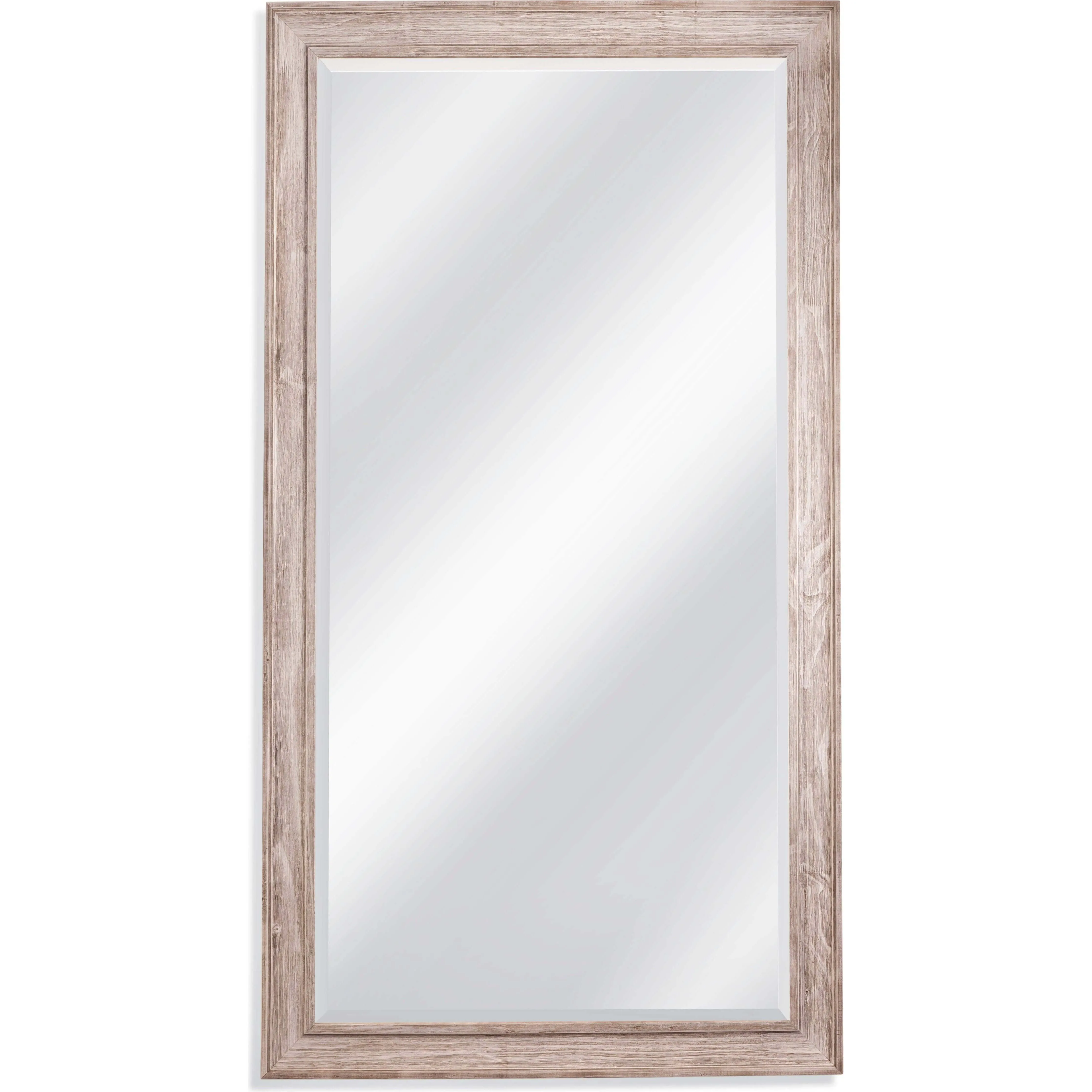 Bassett Mirror Kibbe Distressed Floor Mirror 44W x 80H