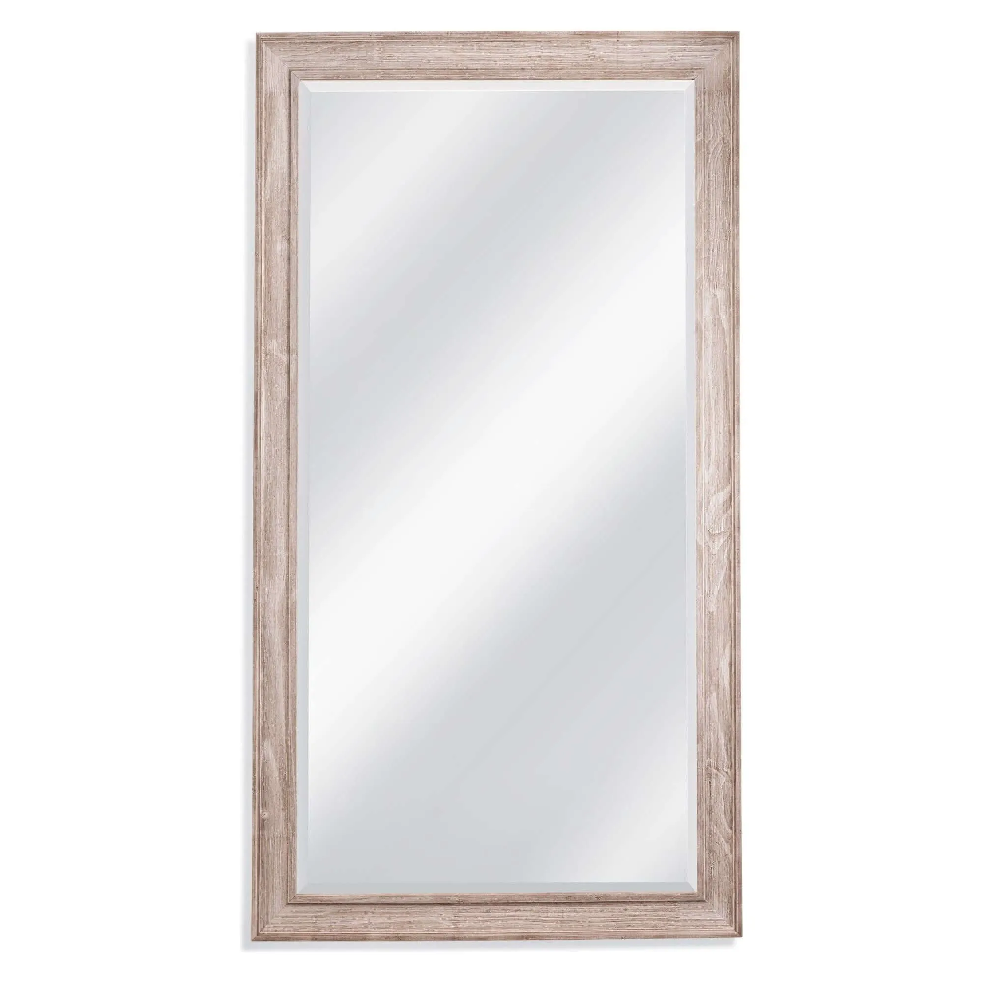 Bassett Mirror Kibbe Distressed Floor Mirror 44W x 80H