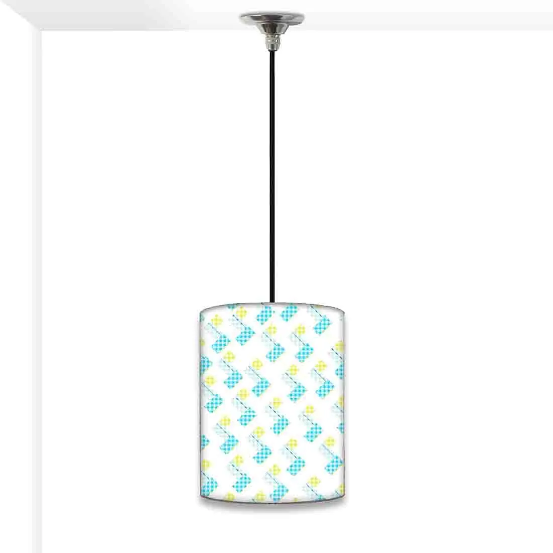 Beautiful Indoor Pendant Lamp - Yellow And White