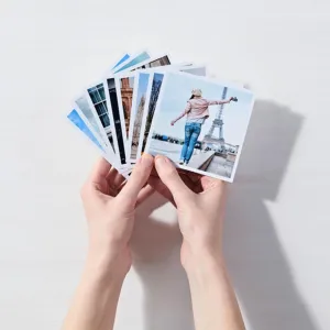 Brandian 24 Mini Photo Prints Transform Moments with Customised Mini Photo Prints Tailor Your Memories with Elegance Size 3 x 3 Inch, Multicolor, (Pack of 24)
