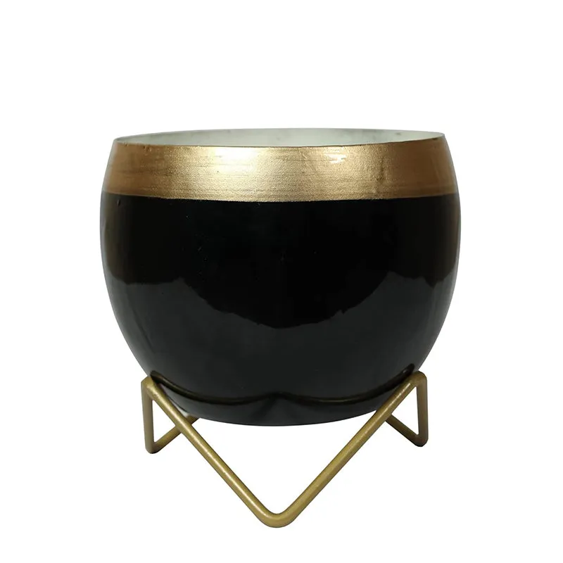 Brita Planter With Stand - Black
