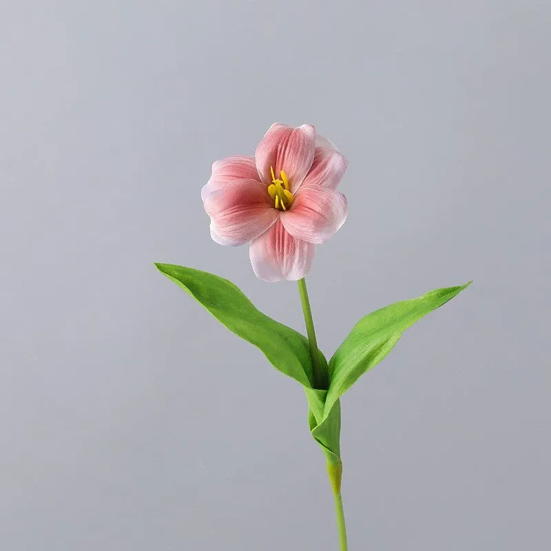 Bulk 17" Bloom Tulip Stems Real Touch Artificial Flowers Wholesale