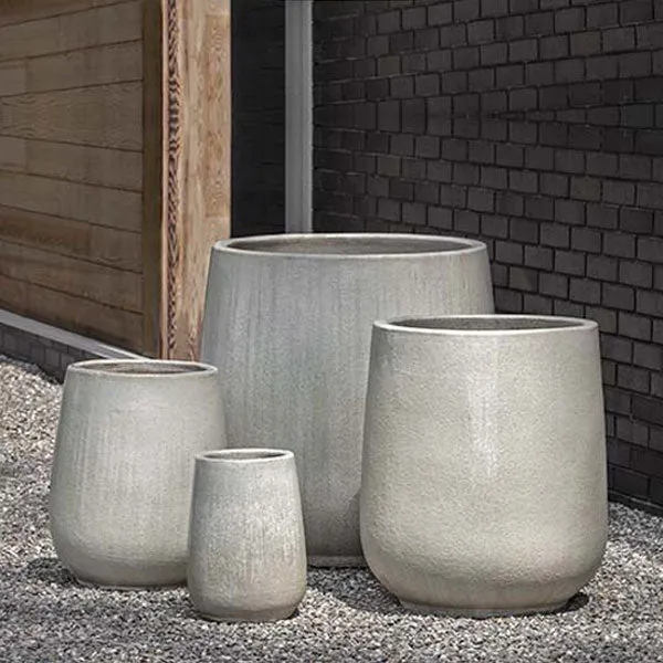 Caixa Planter - Antique Pearl - Set of 4 Campania International