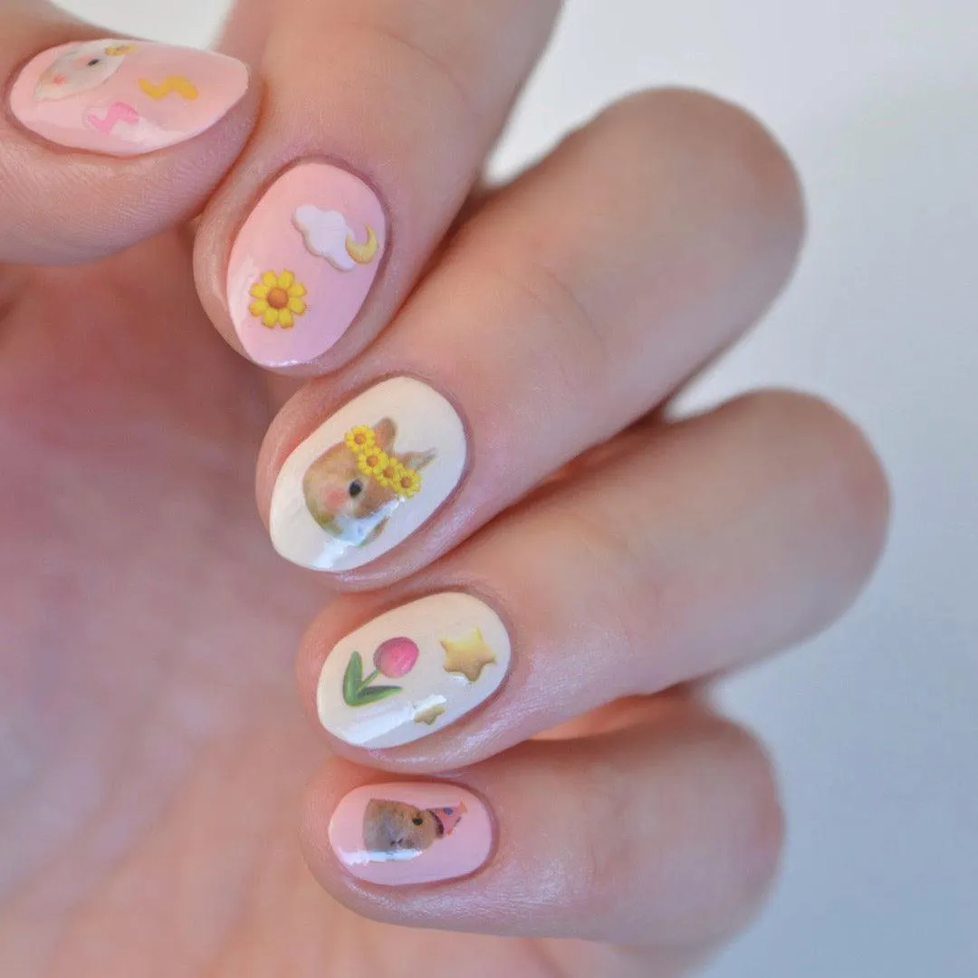 Carrot Cruncher PLAY Nail Art Sticker