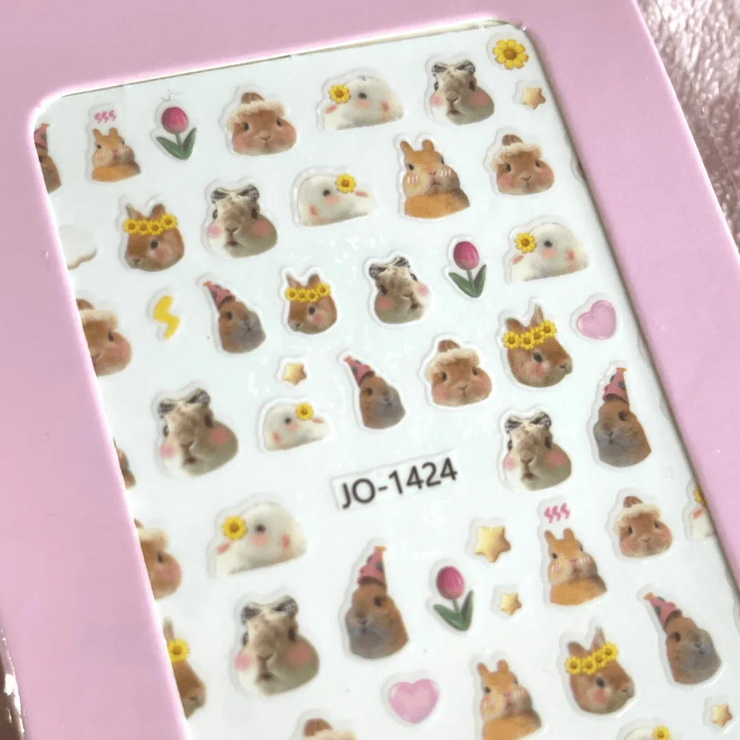 Carrot Cruncher PLAY Nail Art Sticker