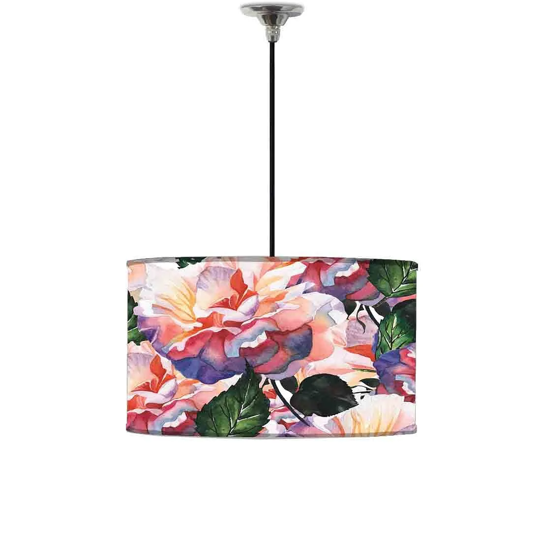 Ceiling Chandelier Lamps Drum Shade for Hall - 0022