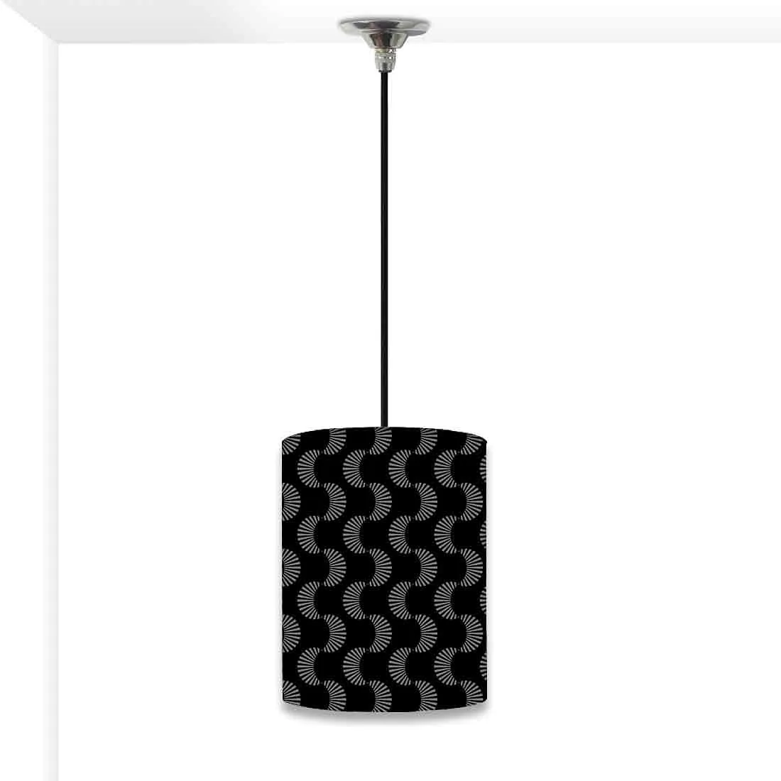 Ceiling Hanging Pendant Lamp Shade - Black Retro Design