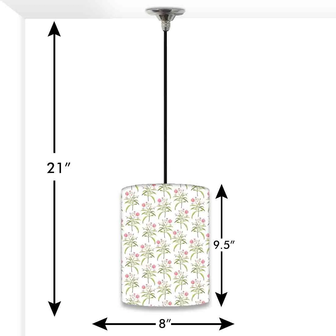 Ceiling Hanging Pendant Lamp Shade - Flowers Pattern