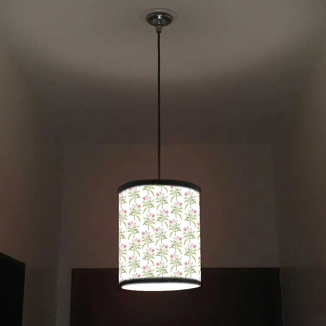 Ceiling Hanging Pendant Lamp Shade - Flowers Pattern