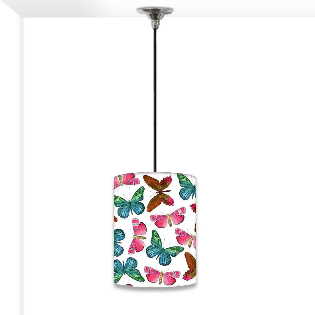 Ceiling Hanging Pendant Lamp Shade - Watercolor Butterfly