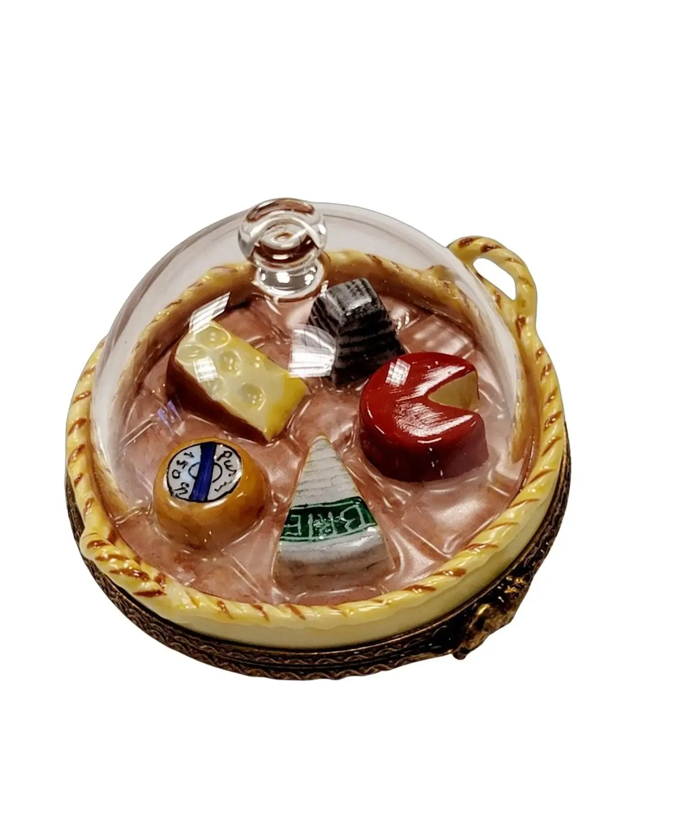 Cheese on Platter under Dome