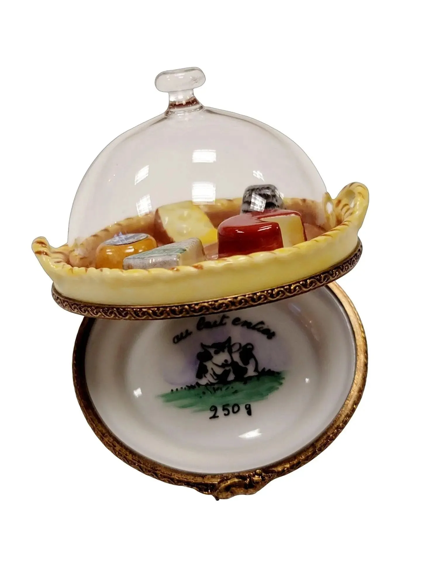Cheese on Platter under Dome