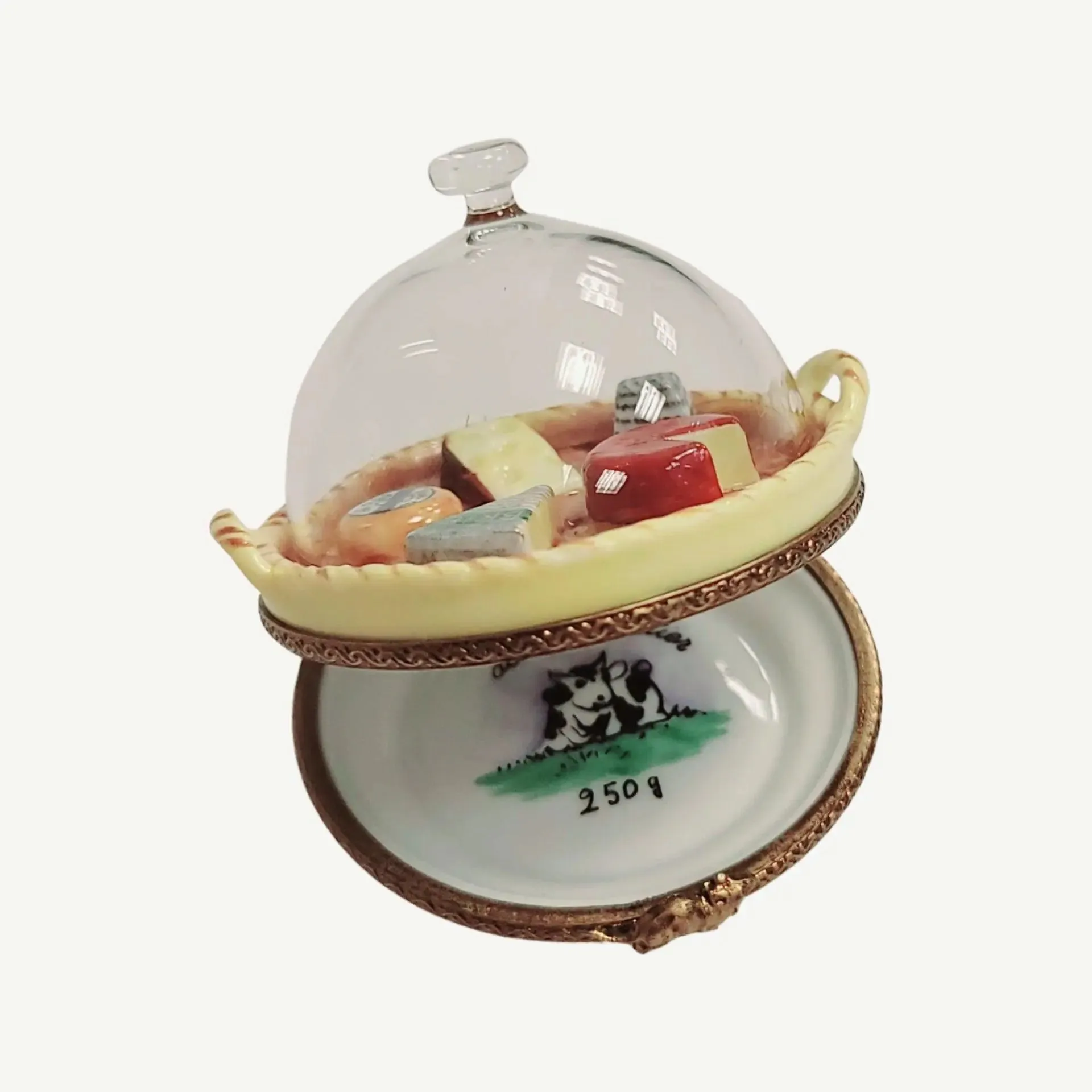 Cheese on Platter under Dome