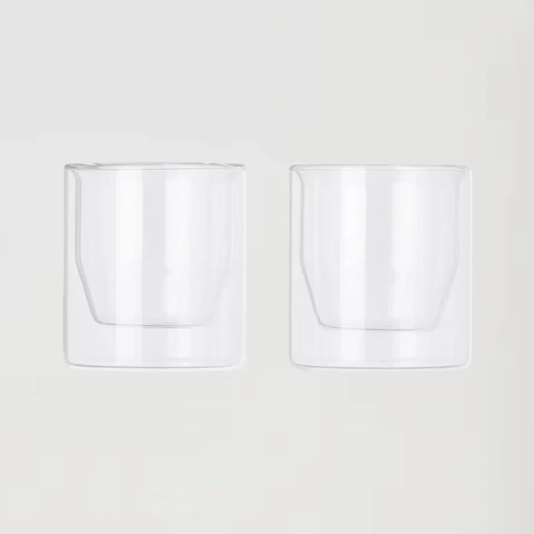 Double Wall 6oz Glasses (Clear)
