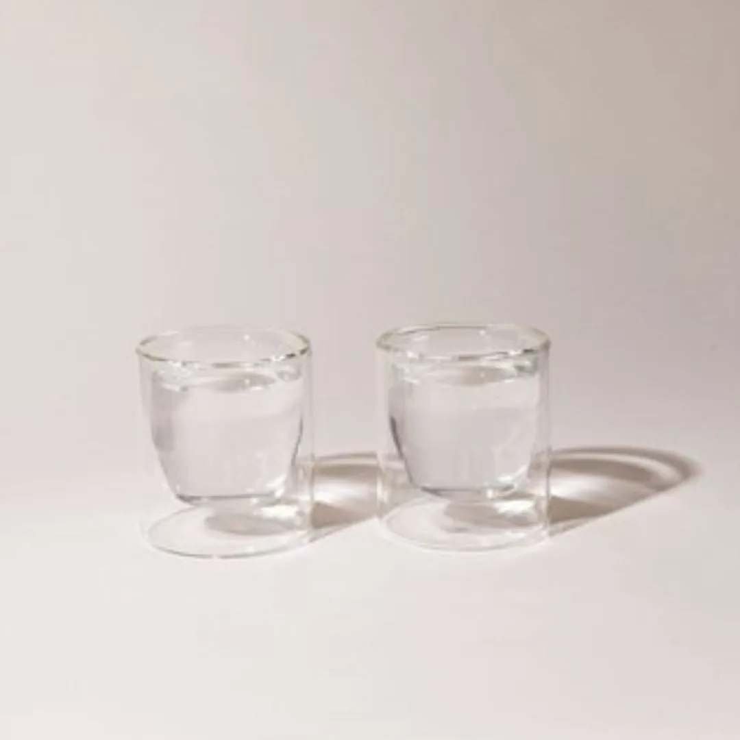 Double Wall 6oz Glasses (Clear)