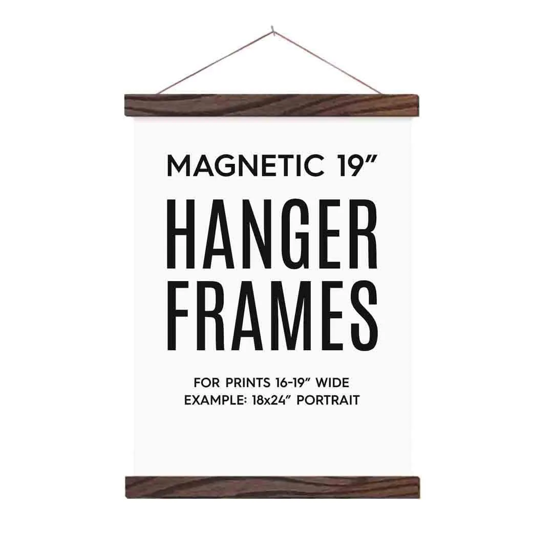 Frame - 19in - Magnetic Hanger Frame (Assorted Colors) by Hanger Frames