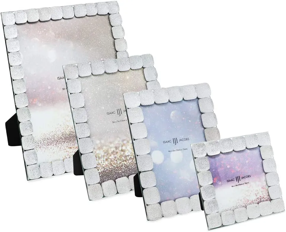 Glittered Decorative Jewel Picture Frame, Photo Display & Home Décor (8x10)