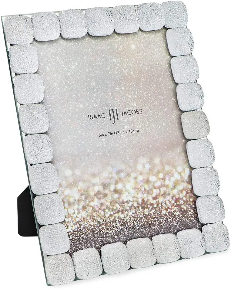 Glittered Decorative Jewel Picture Frame, Photo Display & Home Décor (8x10)