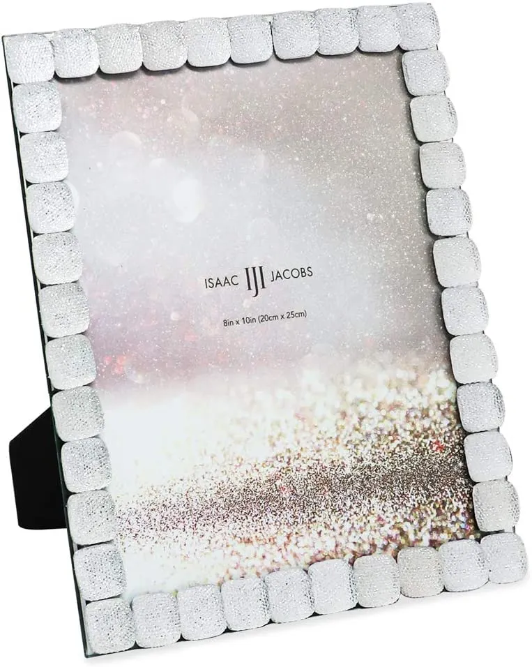 Glittered Decorative Jewel Picture Frame, Photo Display & Home Décor (8x10)