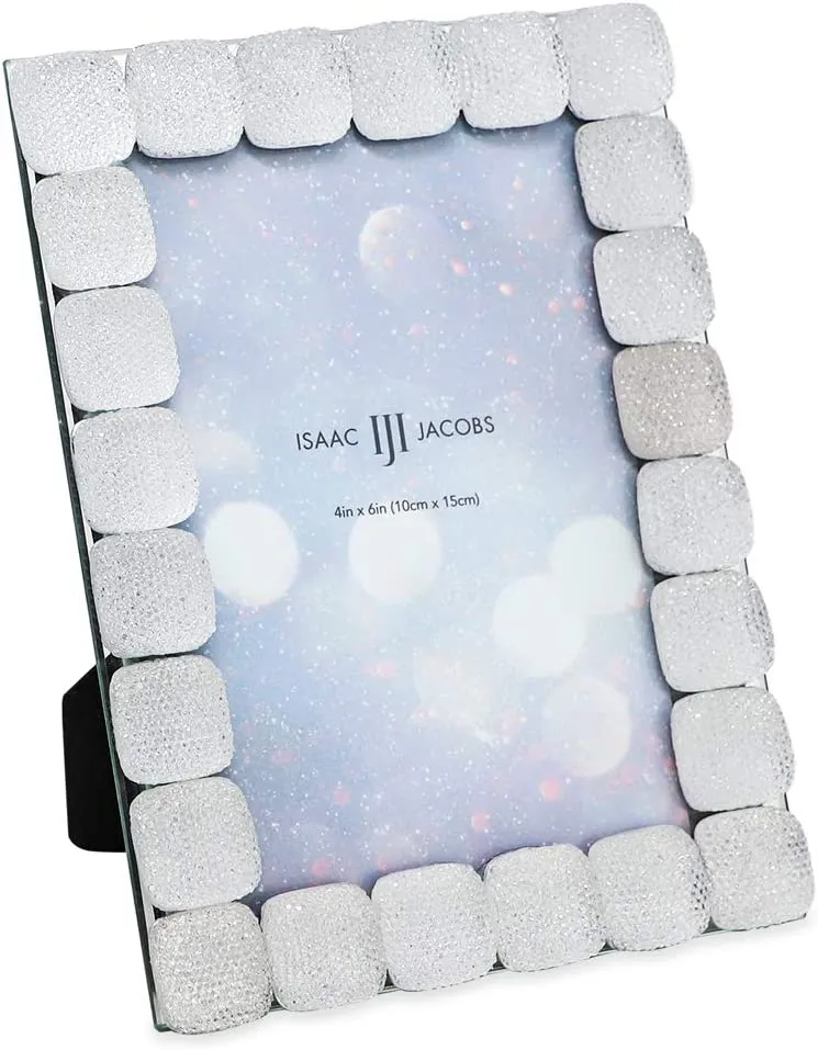 Glittered Decorative Jewel Picture Frame, Photo Display & Home Décor (8x10)