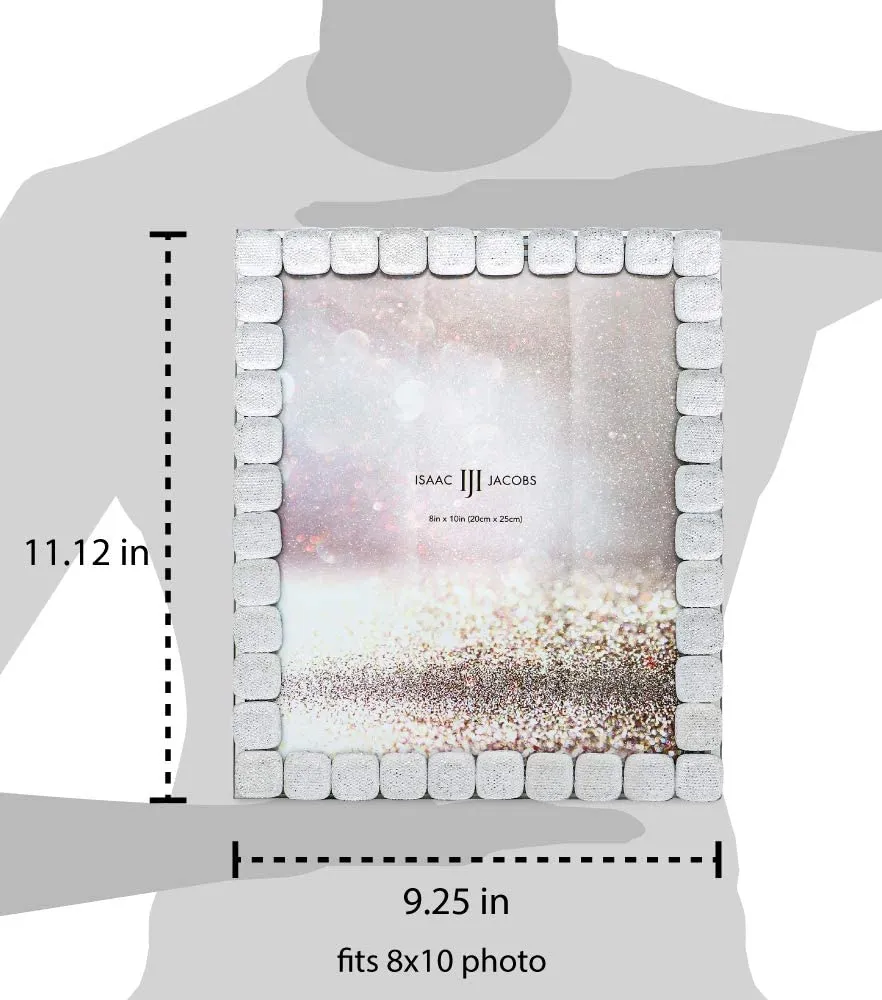 Glittered Decorative Jewel Picture Frame, Photo Display & Home Décor (8x10)