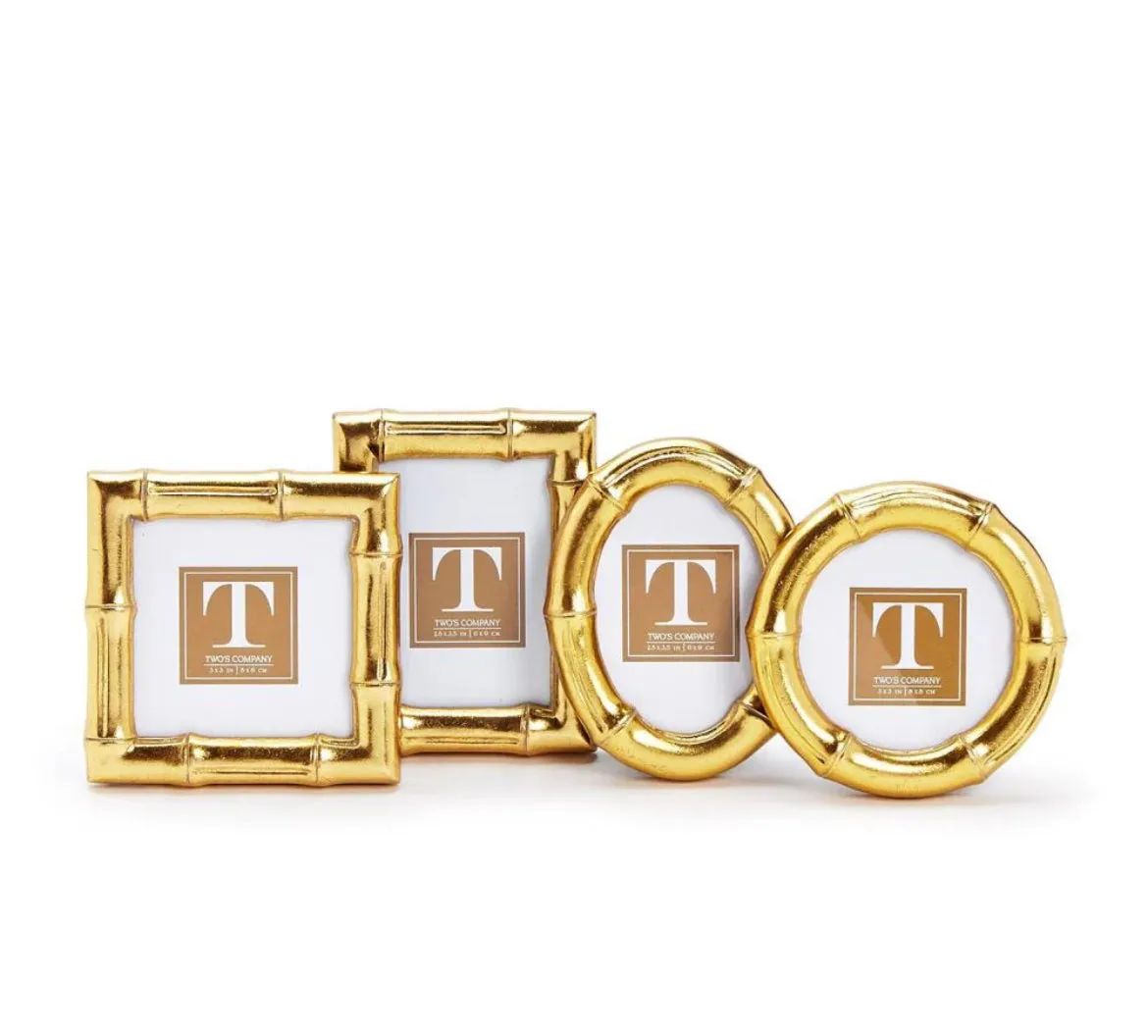 Gold Faux Bamboo Frame