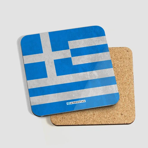 Greek Flag - Coaster