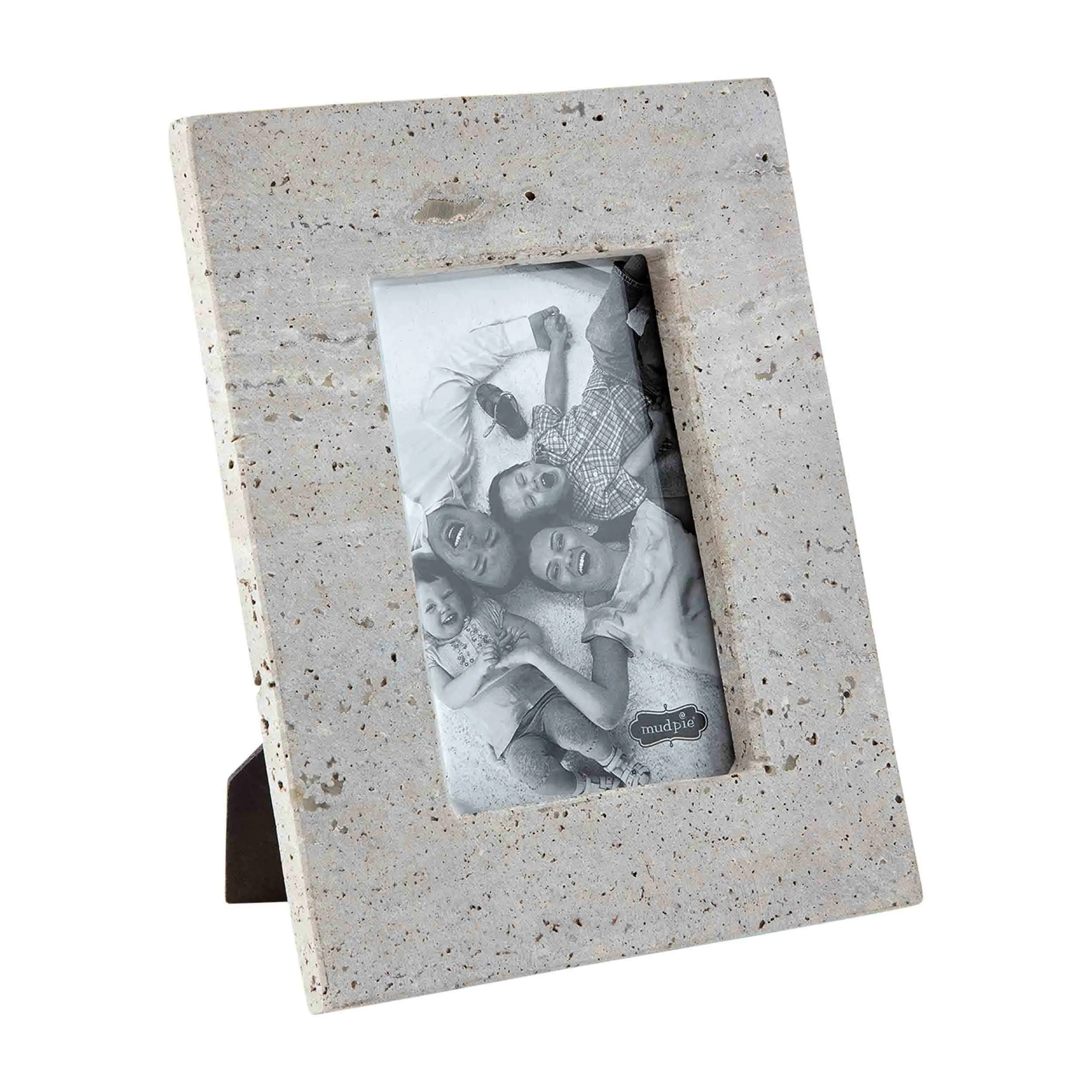 GREY TRAVERTINE 4X6 FRAME