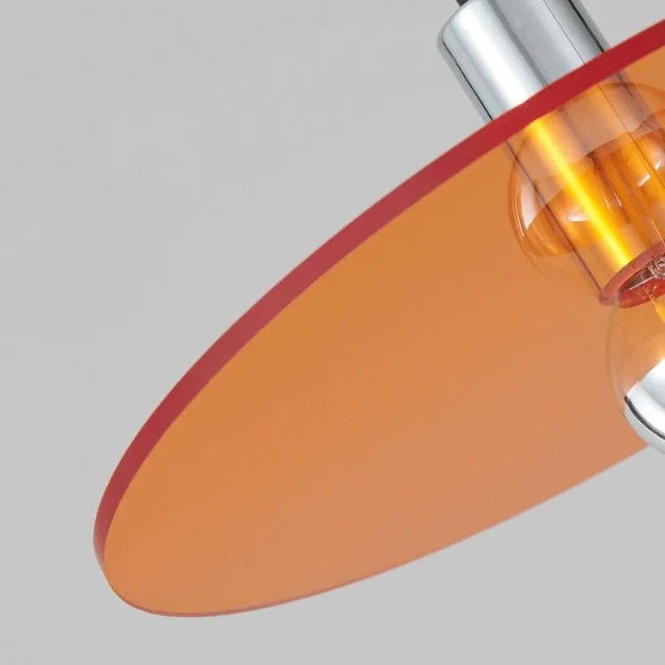 Horizon Glass & Chrome LED Pendant Light
