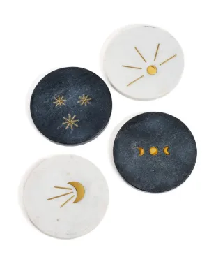Indukala Moon Phase Coasters