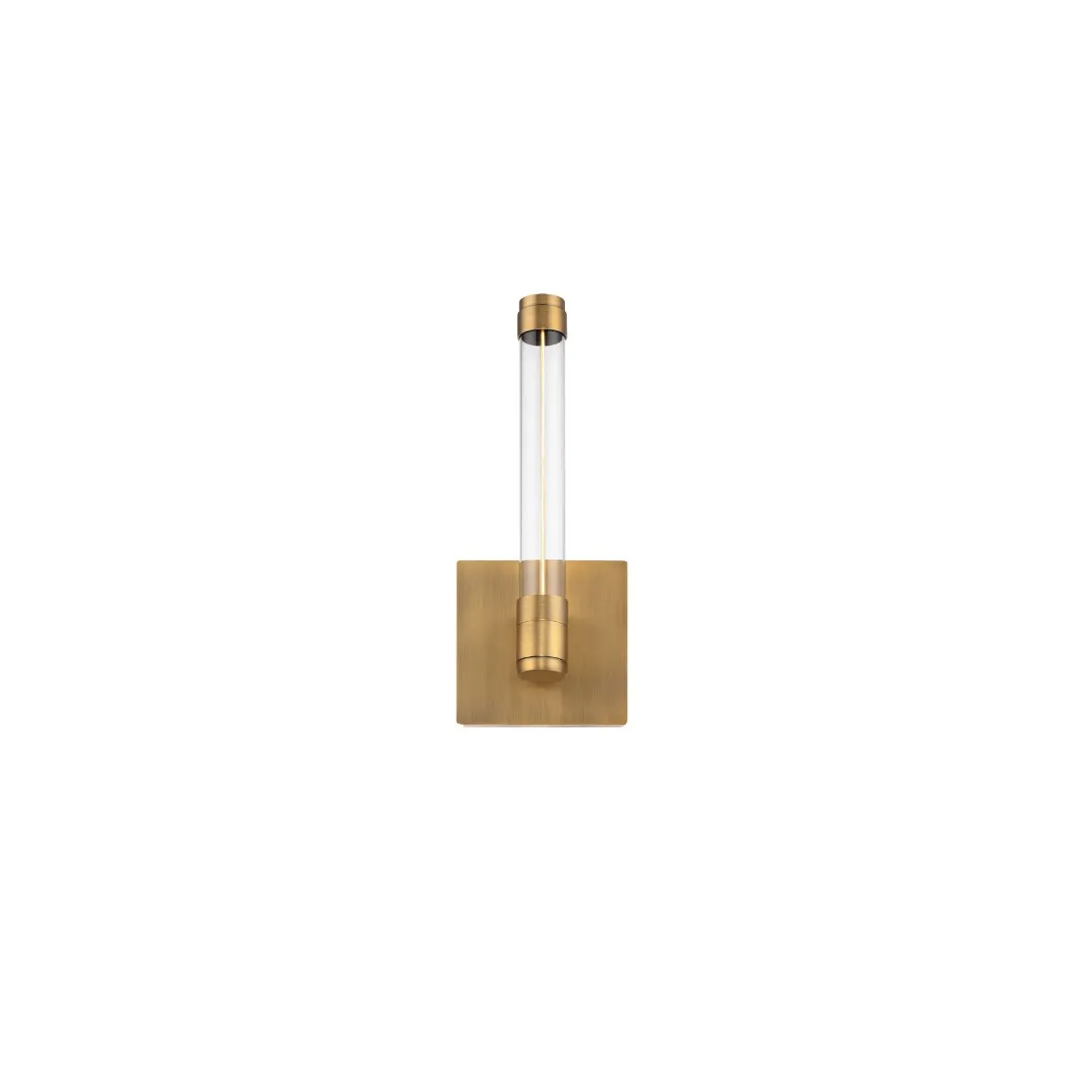 Jedi 12 in. LED Wall Light Brass finish