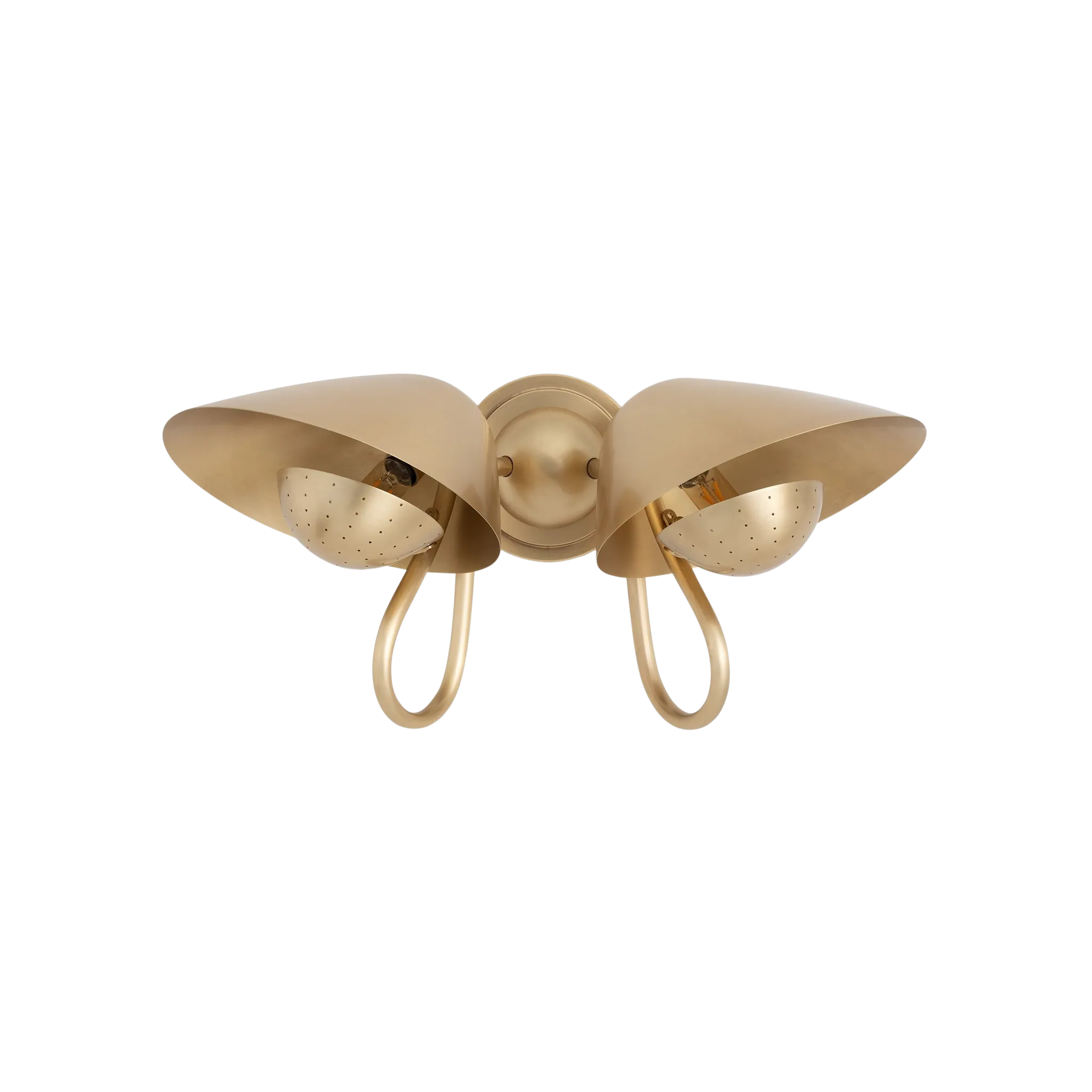 Keaton Sconce Double (Brass)