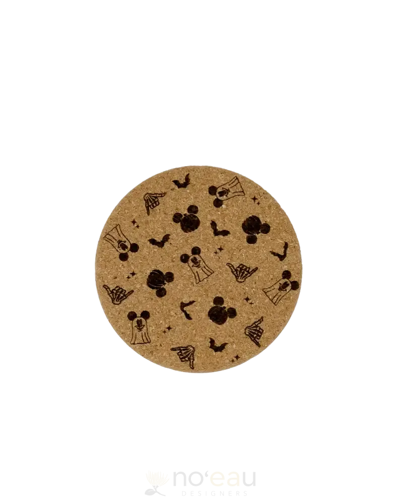 LITTLE LOCALS 808 - 3pk Magical Halloween Cork Coaster