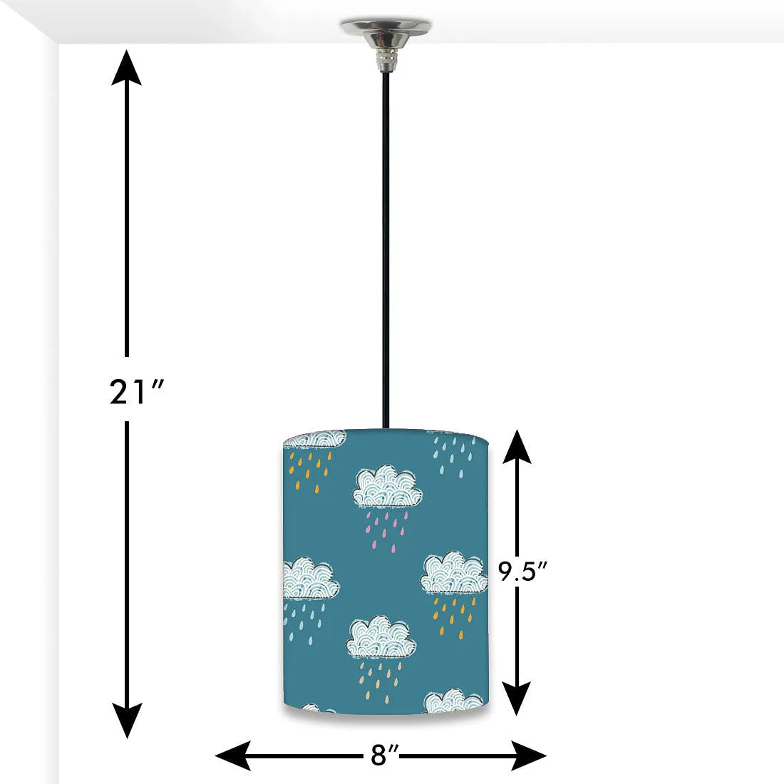 Living-Room Hanging Pendant Lamp - Rain Clouds