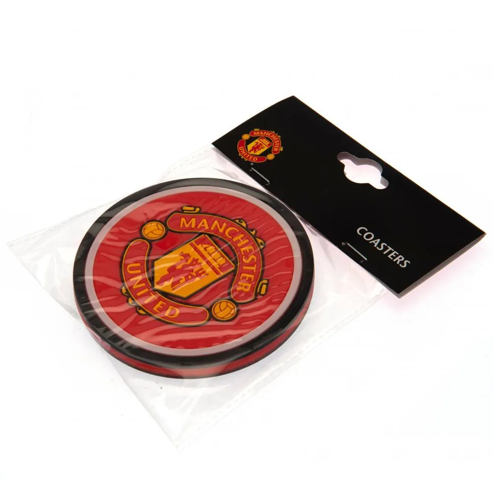 Manchester United FC 2Pk Coaster Set