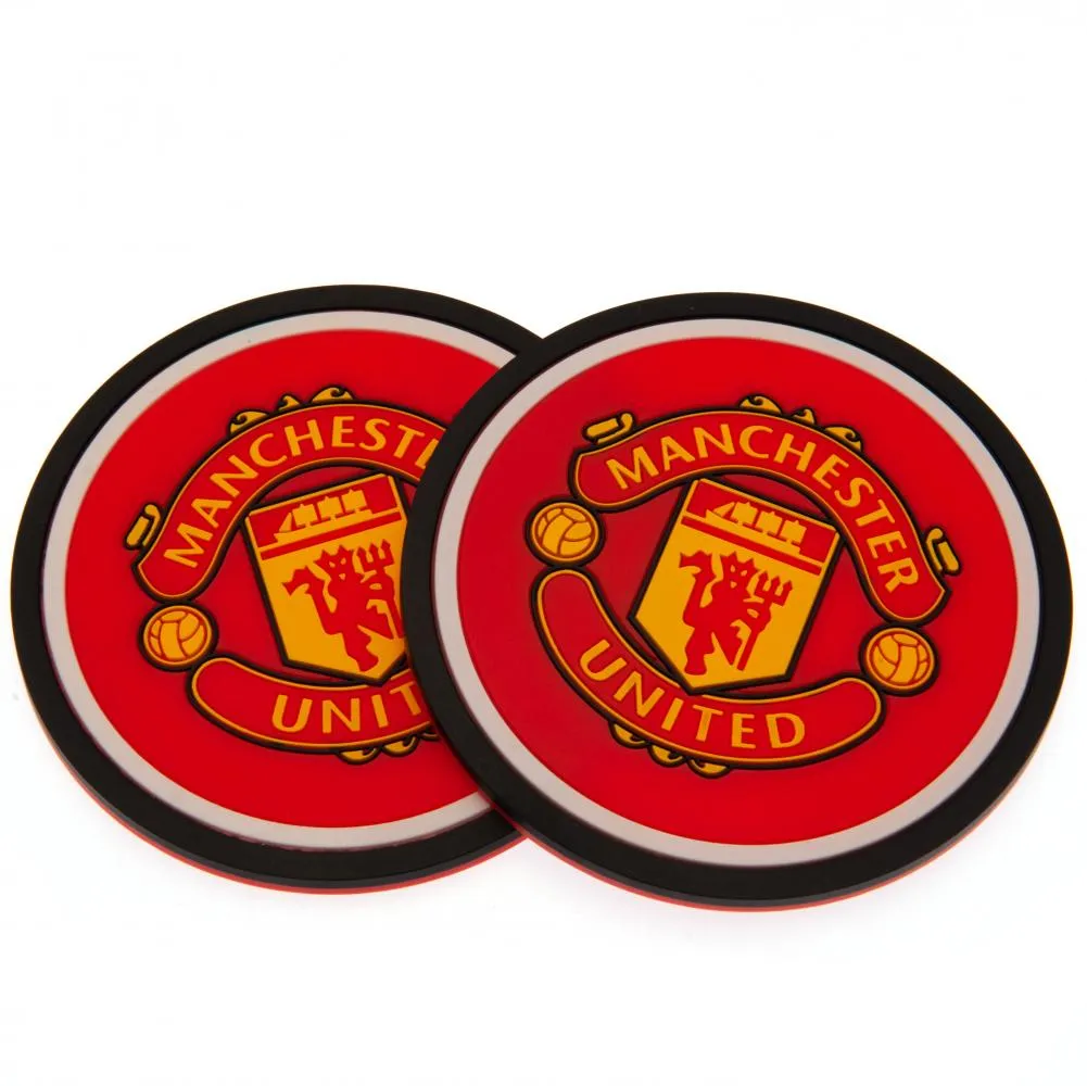 Manchester United FC 2Pk Coaster Set