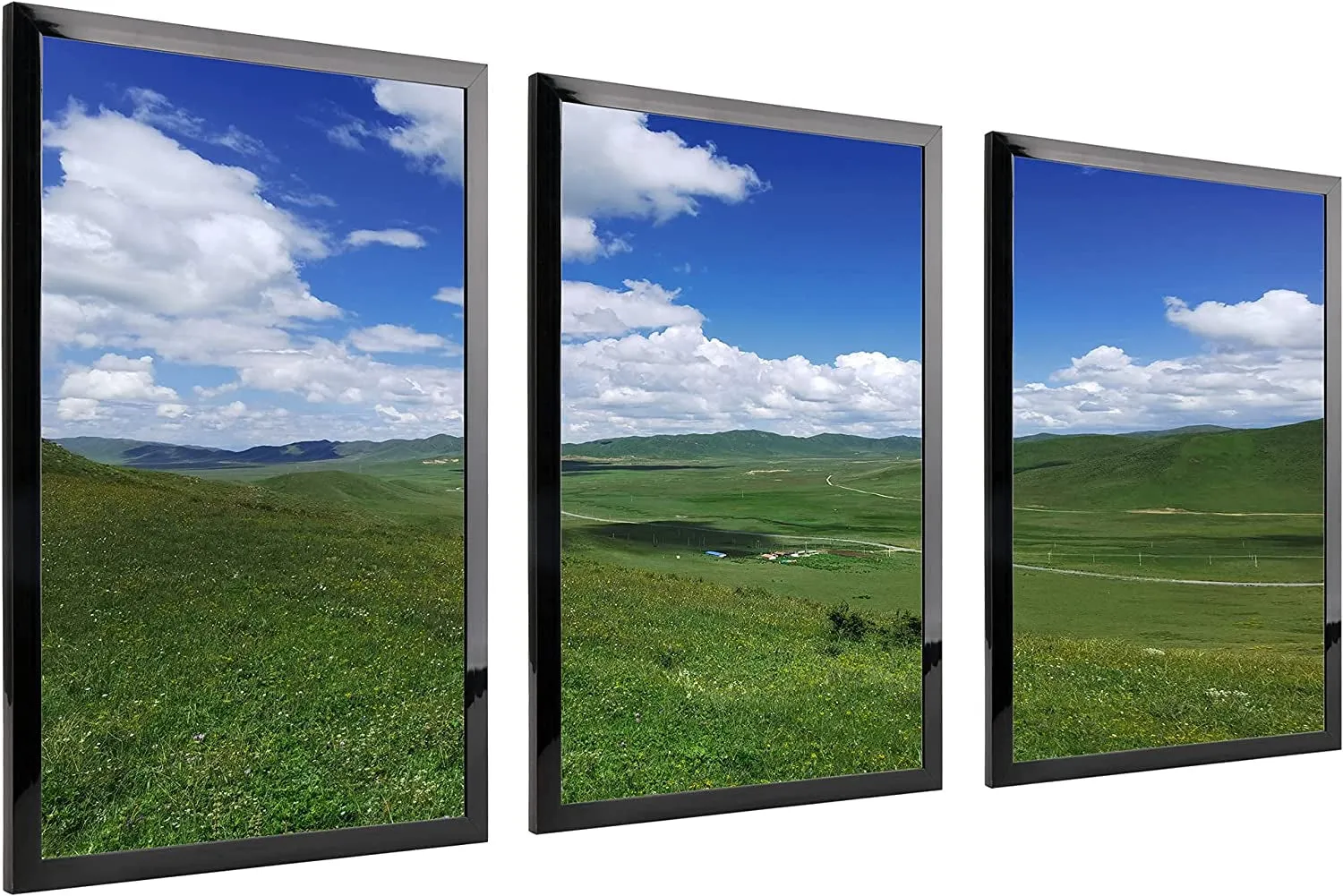 Medog 9X12 Picture Frame Black, Display Pictures 9X12 Inch Photo Frames, Wall Hanging Photo Frame Document Certificate Picture Frame, Black,1 Pack