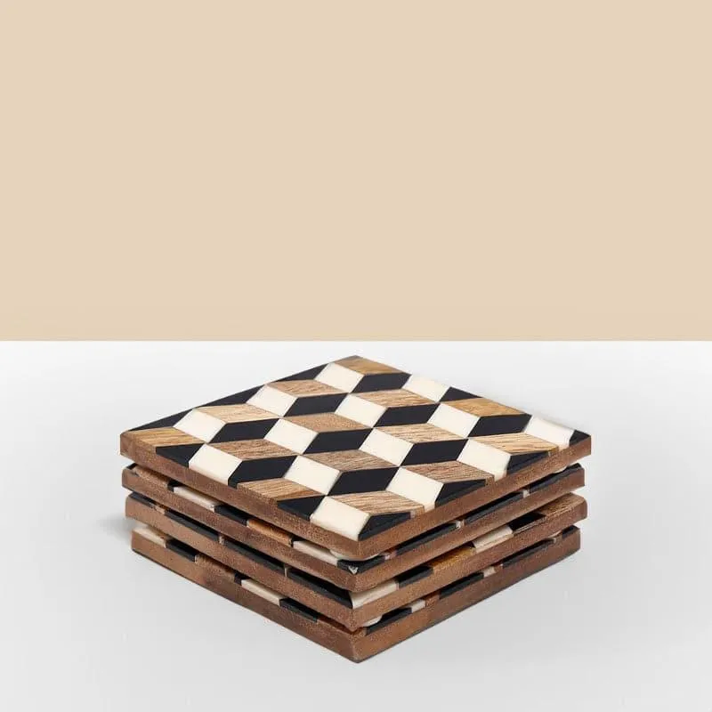 Monochrome Coaster - Set Of Four