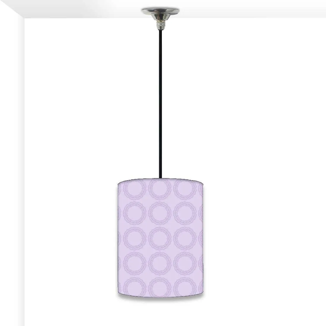 New Bedroom Pendant Lamp - Purple Circle Pattern