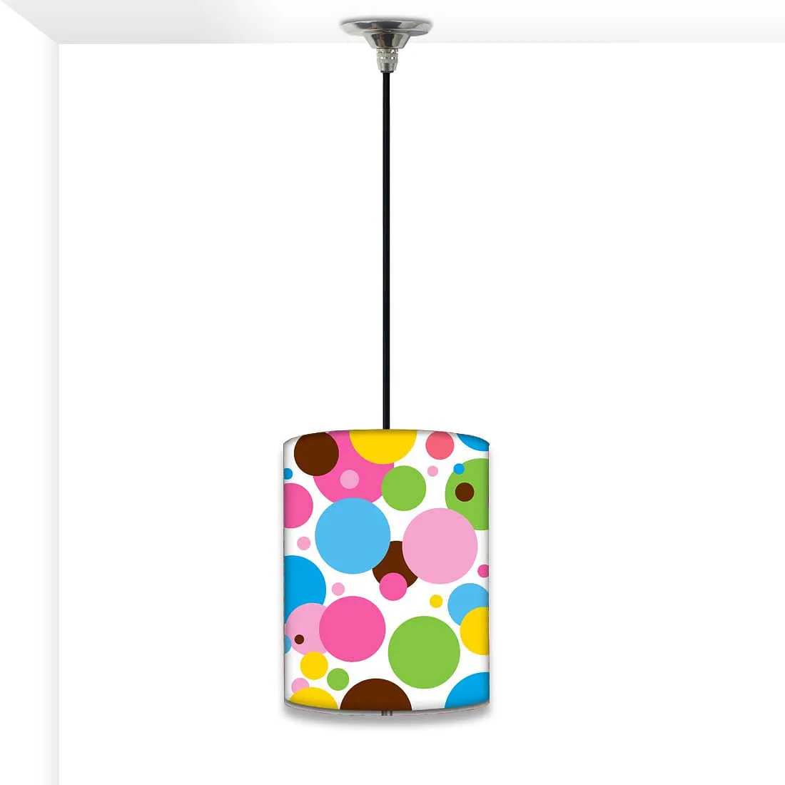 New Designer Pendant Lamp - Big Colorful Circle