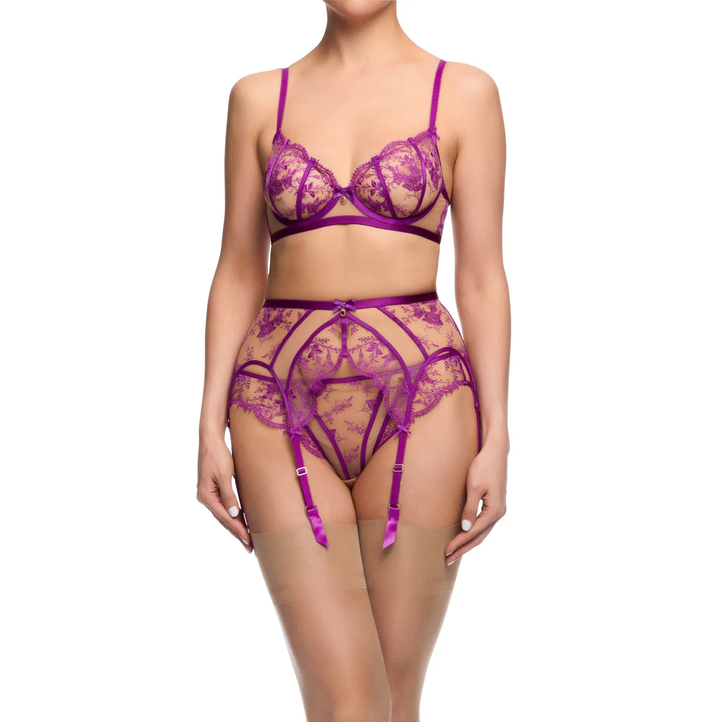 New Femmoiselle Suspender Shocking Violet by Dita Von Teese